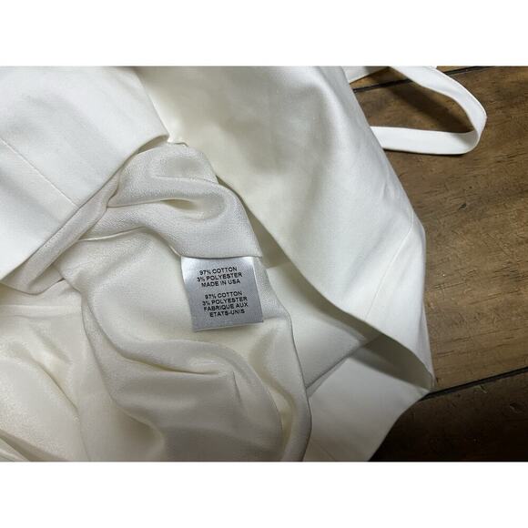 Adam Lippes White Strappy Dress Size 6NWT - Picture 13 of 14